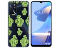 Funda Silicona Transparente para Oppo A54s diseño Cactus Dibujos