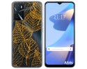 Funda Silicona Transparente para Oppo A54s diseño Hojas Dibujos