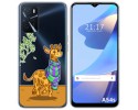 Funda Silicona Transparente para Oppo A54s diseño Jirafa Dibujos