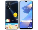 Funda Silicona Transparente para Oppo A54s diseño Playa Dibujos