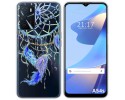 Funda Silicona Transparente para Oppo A54s diseño Plumas Dibujos