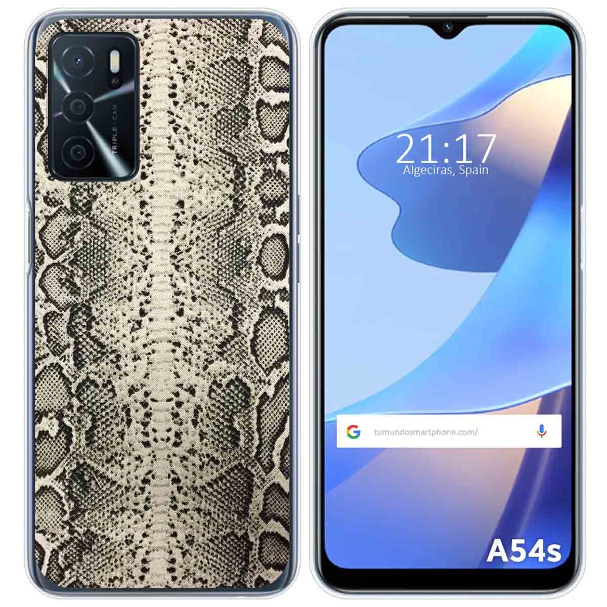 Funda Silicona para Oppo A54s diseño Animal 01 Dibujos
