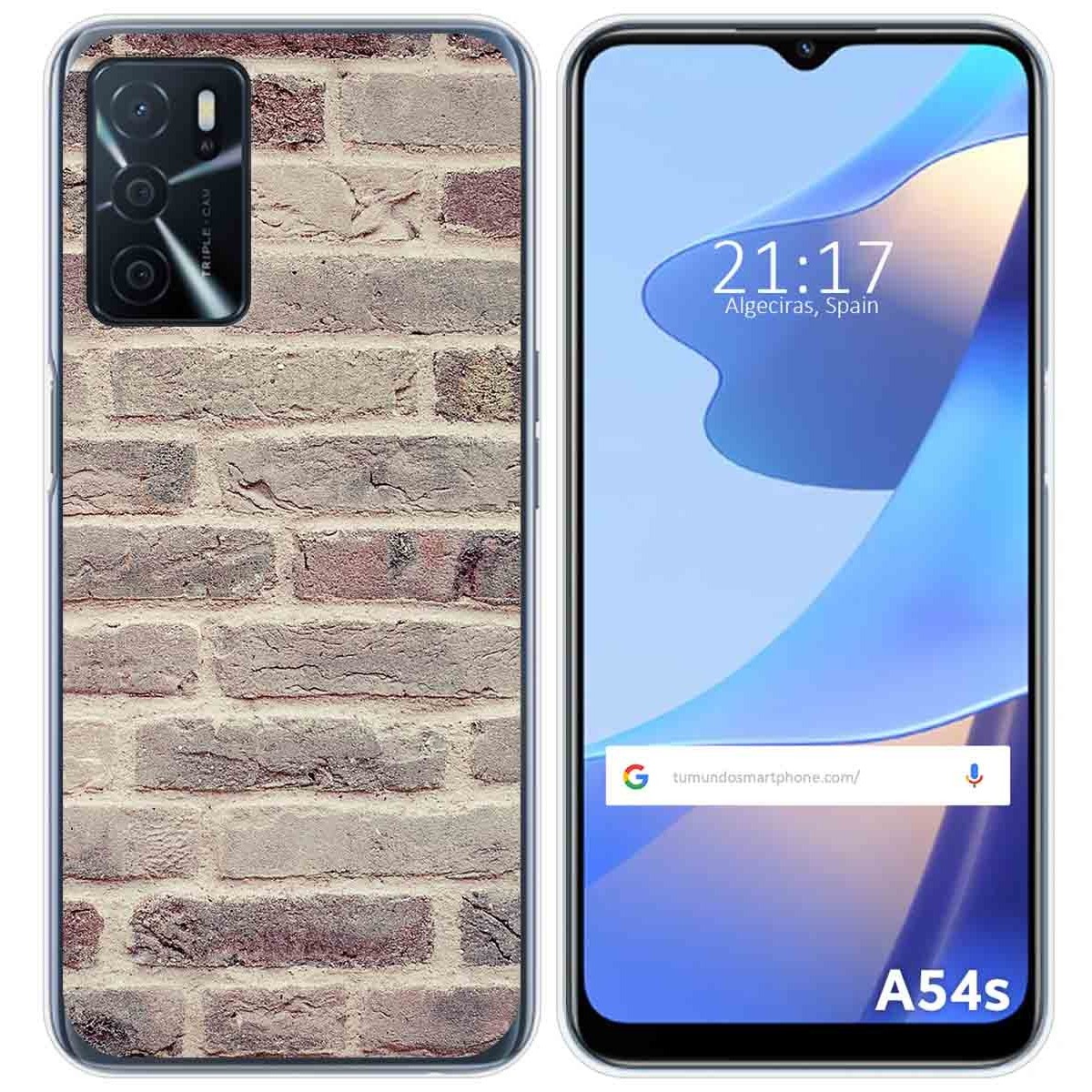 Funda Silicona para Oppo A54s diseño Ladrillo 01 Dibujos