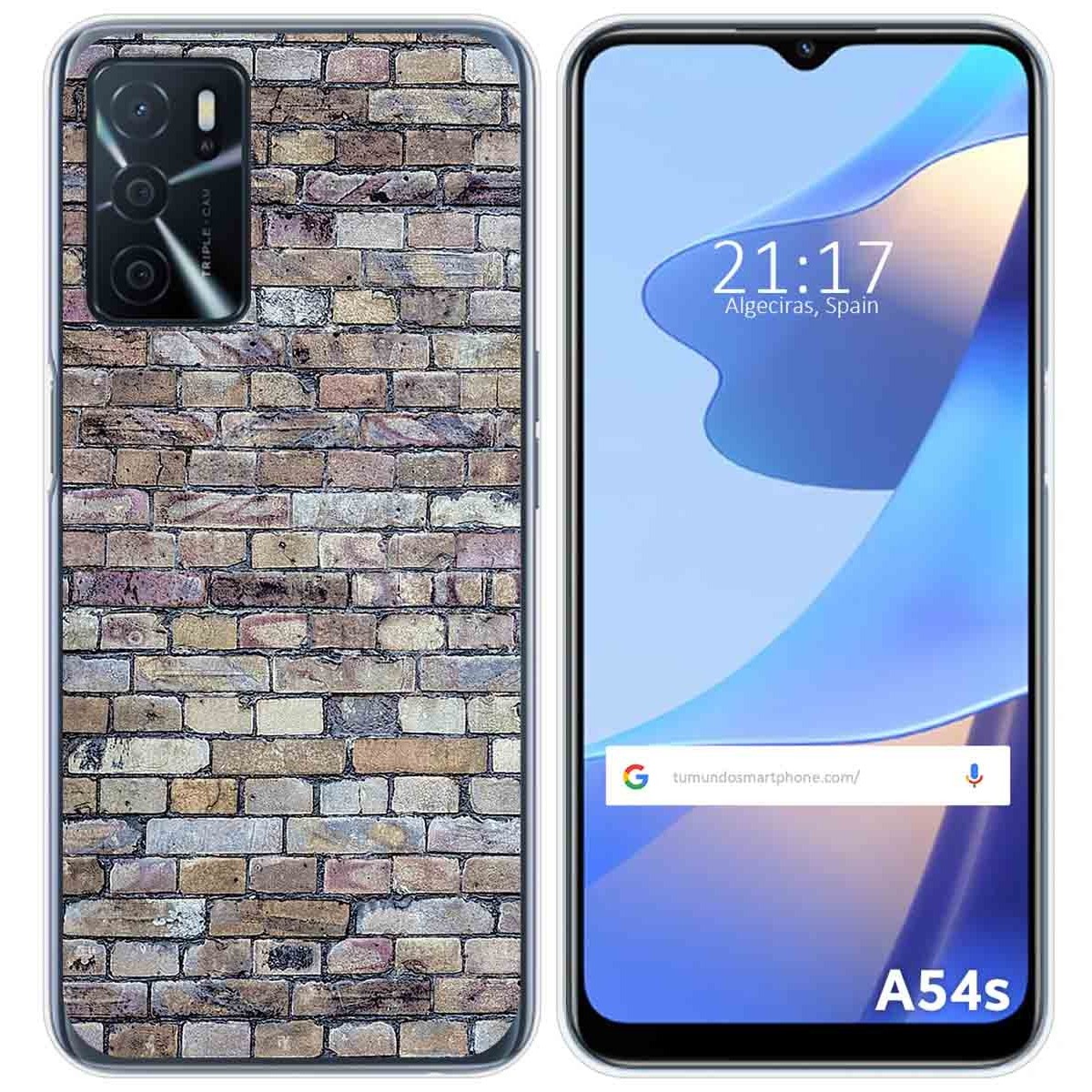 Funda Silicona para Oppo A54s diseño Ladrillo 02 Dibujos