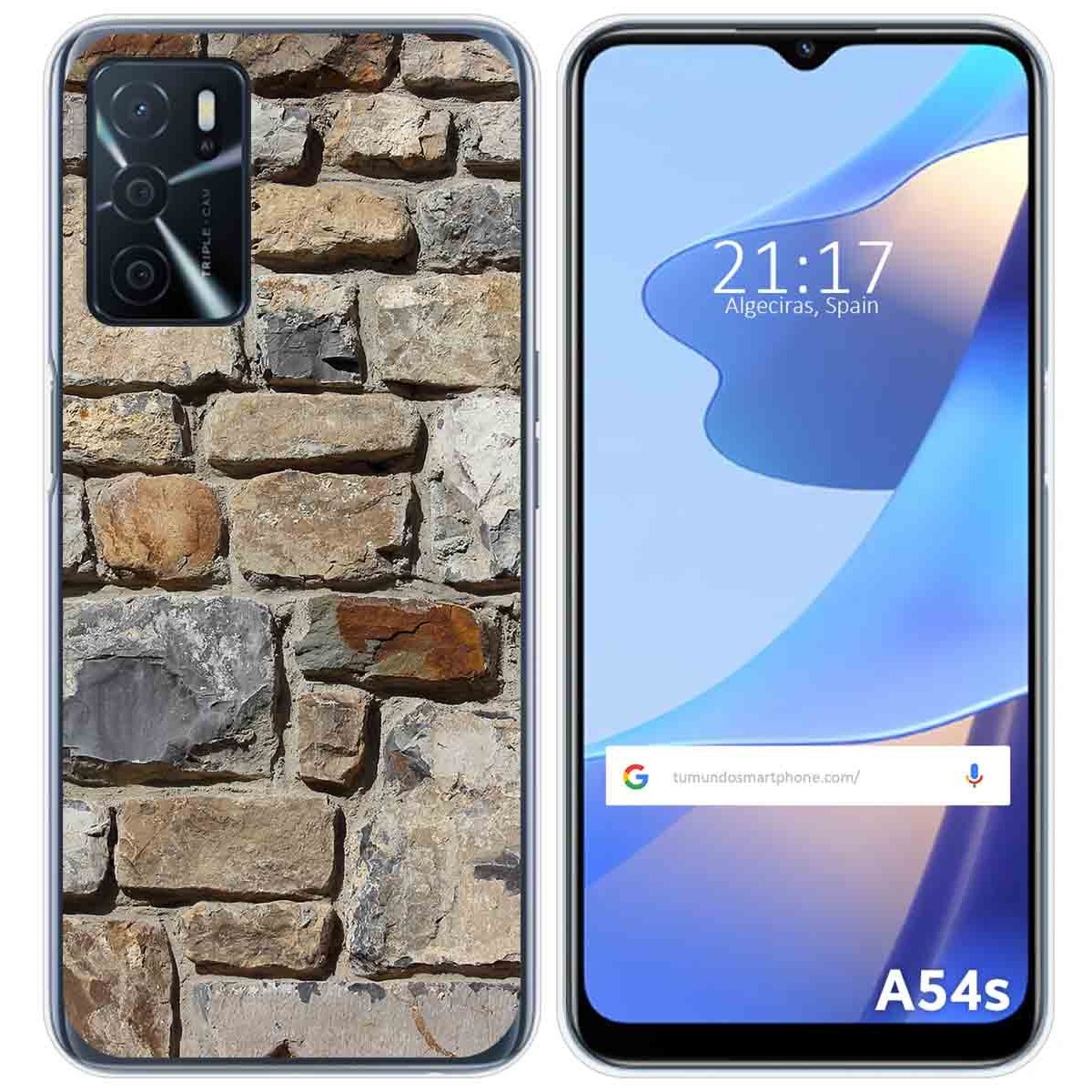 Funda Silicona para Oppo A54s diseño Ladrillo 03 Dibujos