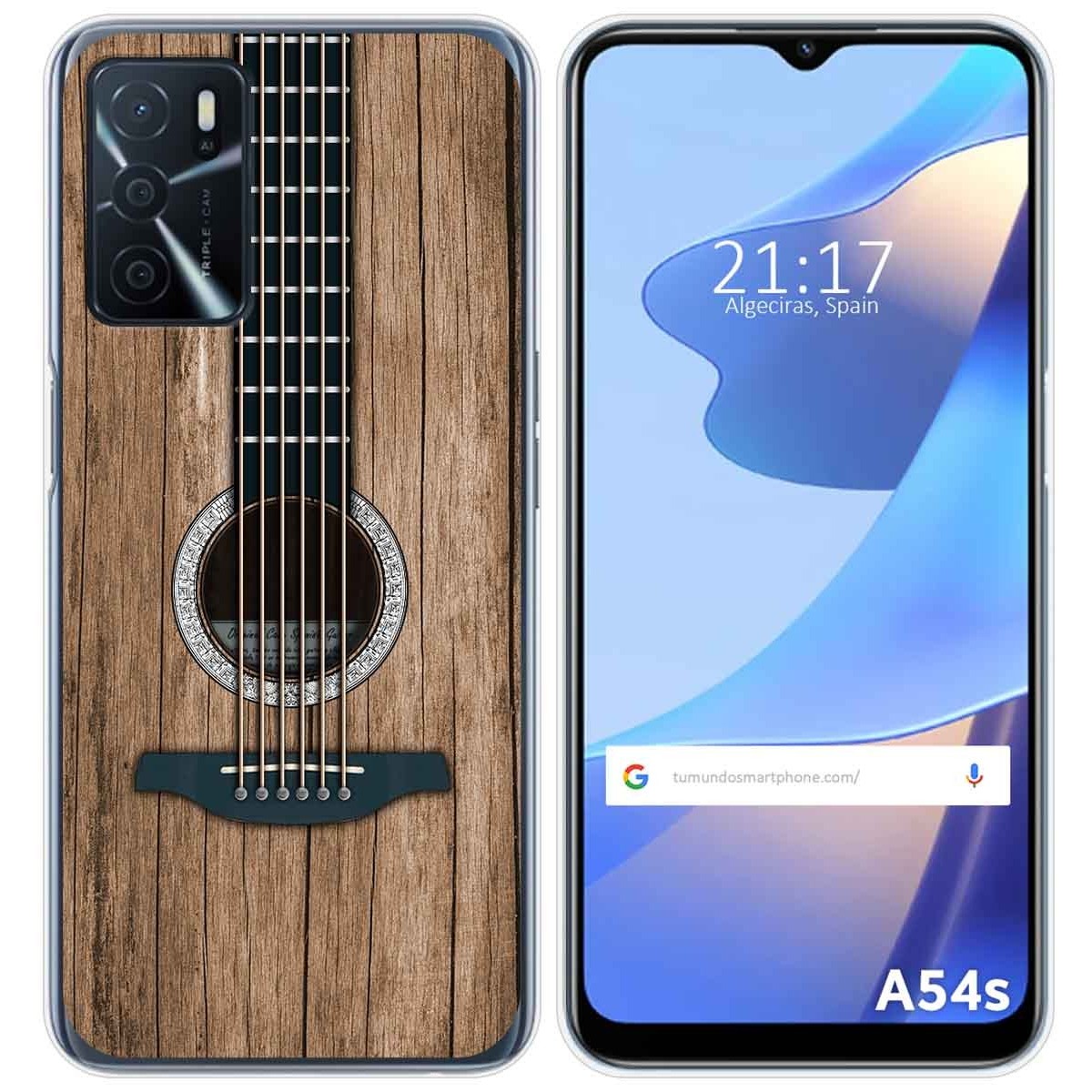 Funda Silicona para Oppo A54s diseño Madera 11 Dibujos
