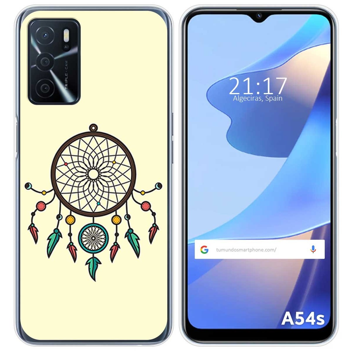 Funda Silicona para Oppo A54s diseño Atrapasueños Dibujos