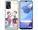 Funda Silicona para Oppo A54s diseño Café Dibujos