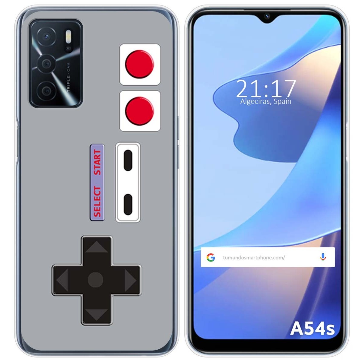 Funda Silicona para Oppo A54s diseño Consola Dibujos