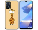 Funda Silicona para Oppo A54s diseño Jirafa Dibujos