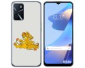 Funda Silicona para Oppo A54s diseño Leones Dibujos