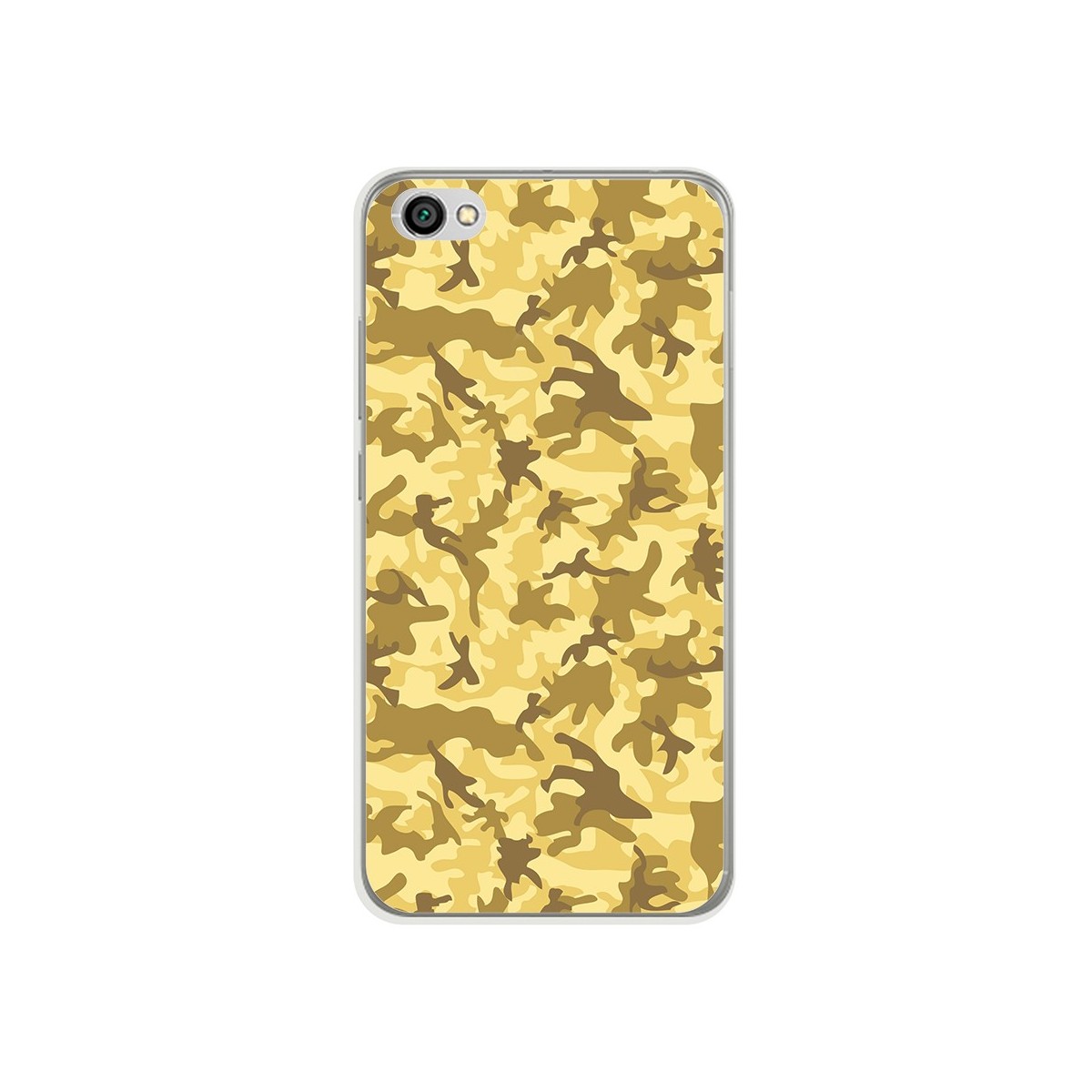 Funda Gel Tpu para Xiaomi Redmi Note 5A Diseño Sand Camuflaje Dibujos