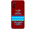 Funda Silicona Líquida Roja para Oppo A54s diseño Agua Dibujos