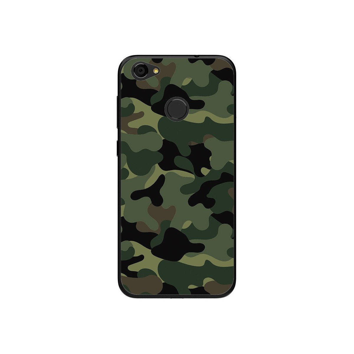 Funda Gel Tpu para Zte Blade A6 Diseño Camuflaje Dibujos