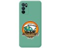 Funda Silicona Líquida Verde para Oppo A54s diseño Adventure Time Dibujos