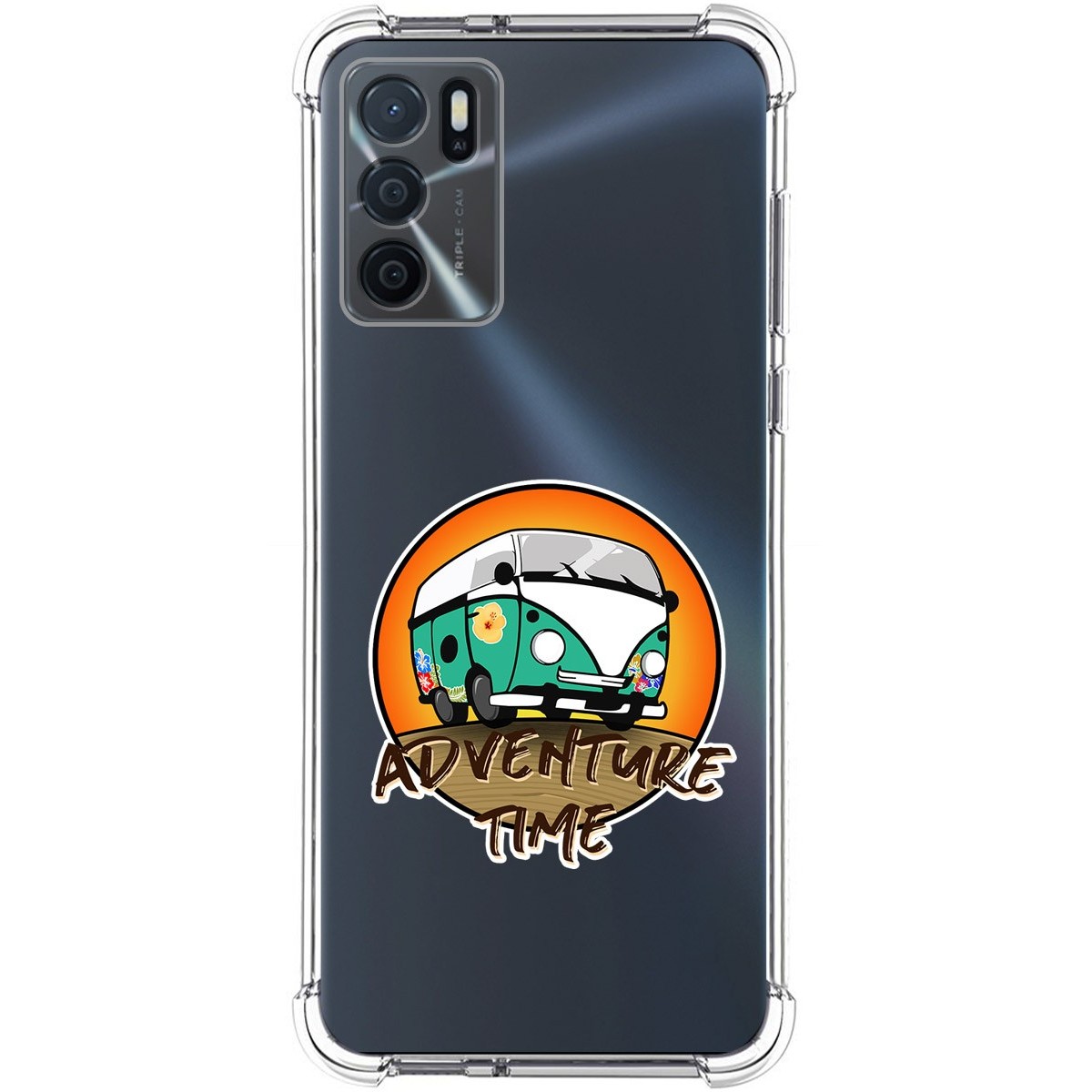 Funda Silicona Antigolpes para Oppo A54s diseño Adventure Time Dibujos