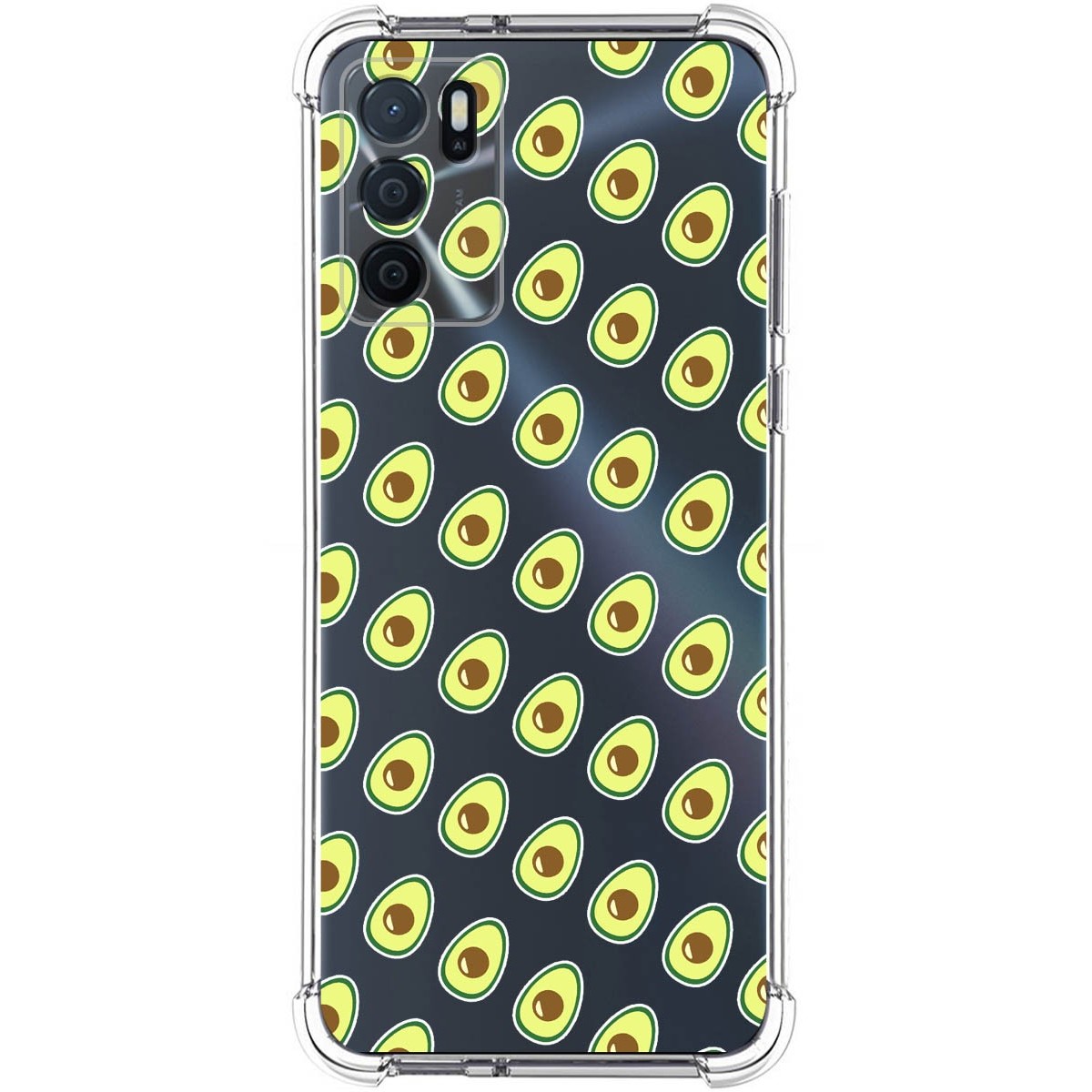 Funda Silicona Antigolpes para Oppo A54s diseño Aguacate Dibujos