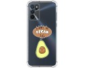 Funda Silicona Antigolpes para Oppo A54s diseño Vegan Life Dibujos