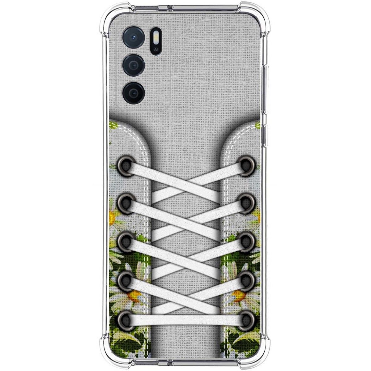 Funda Silicona Antigolpes para Oppo A54s diseño Zapatillas 08 Dibujos