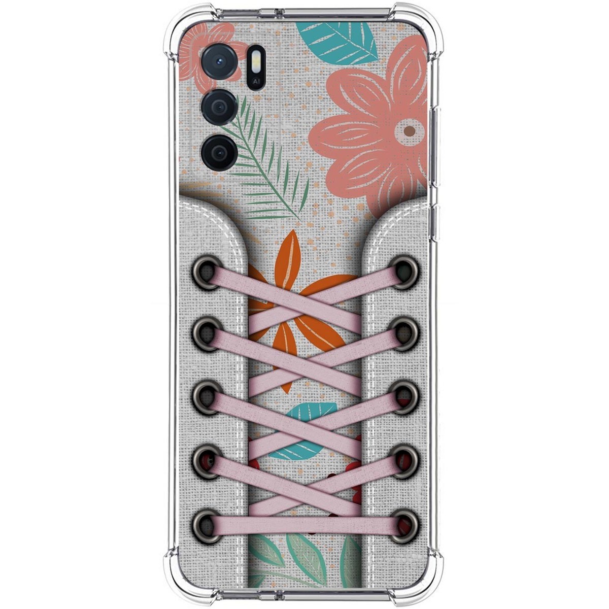 Funda Silicona Antigolpes para Oppo A54s diseño Zapatillas 09 Dibujos