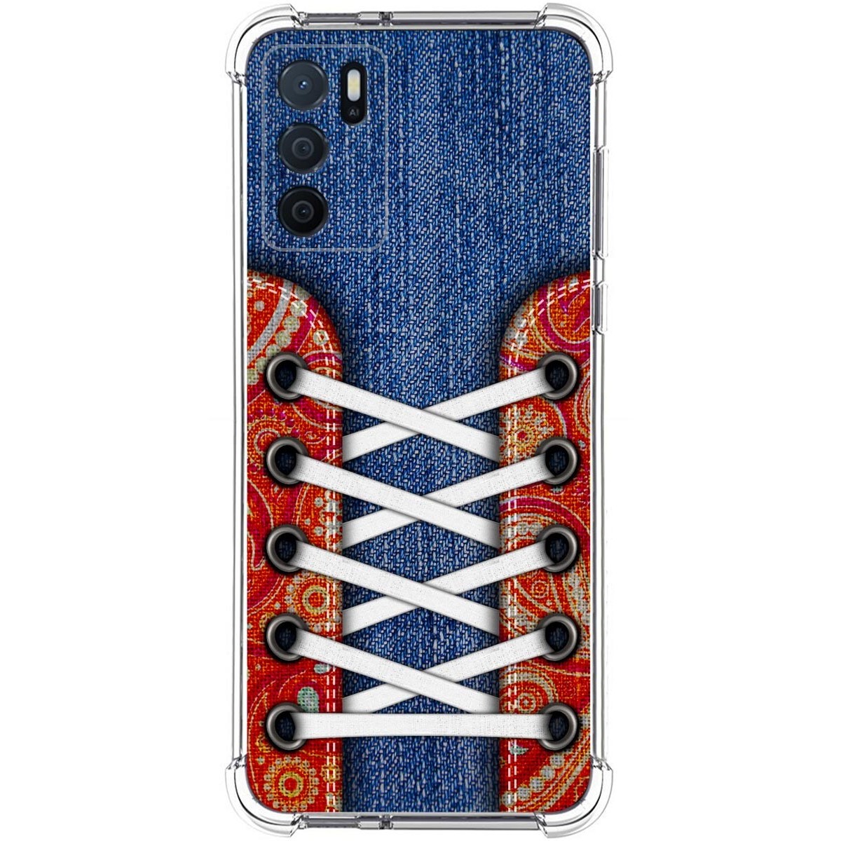 Funda Silicona Antigolpes para Oppo A54s diseño Zapatillas 11 Dibujos