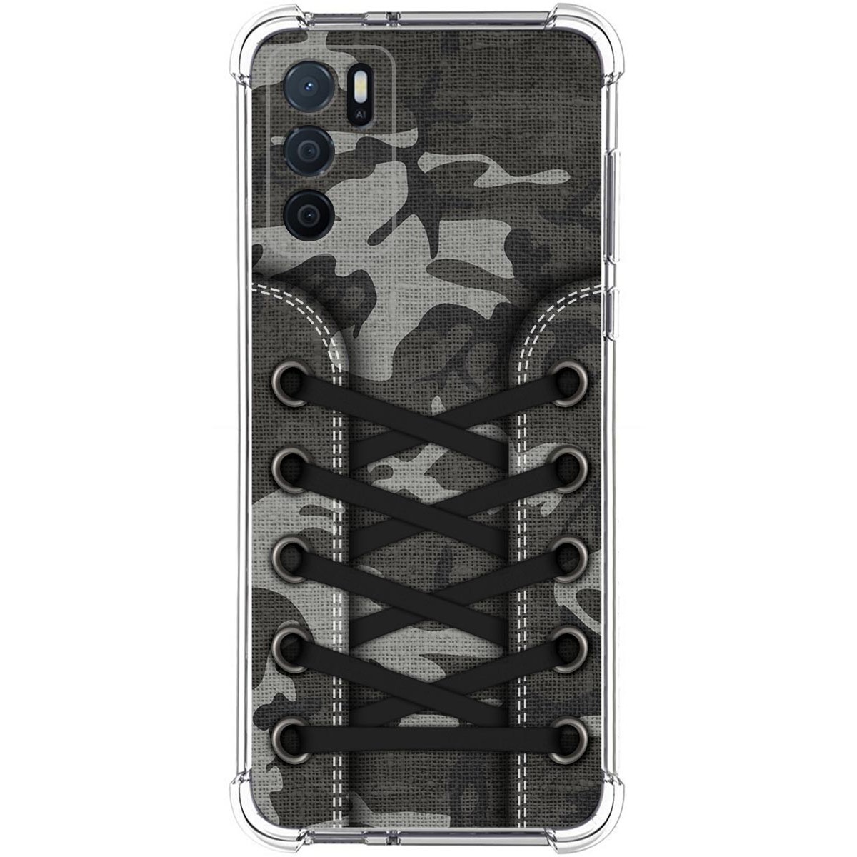 Funda Silicona Antigolpes para Oppo A54s diseño Zapatillas 15 Dibujos