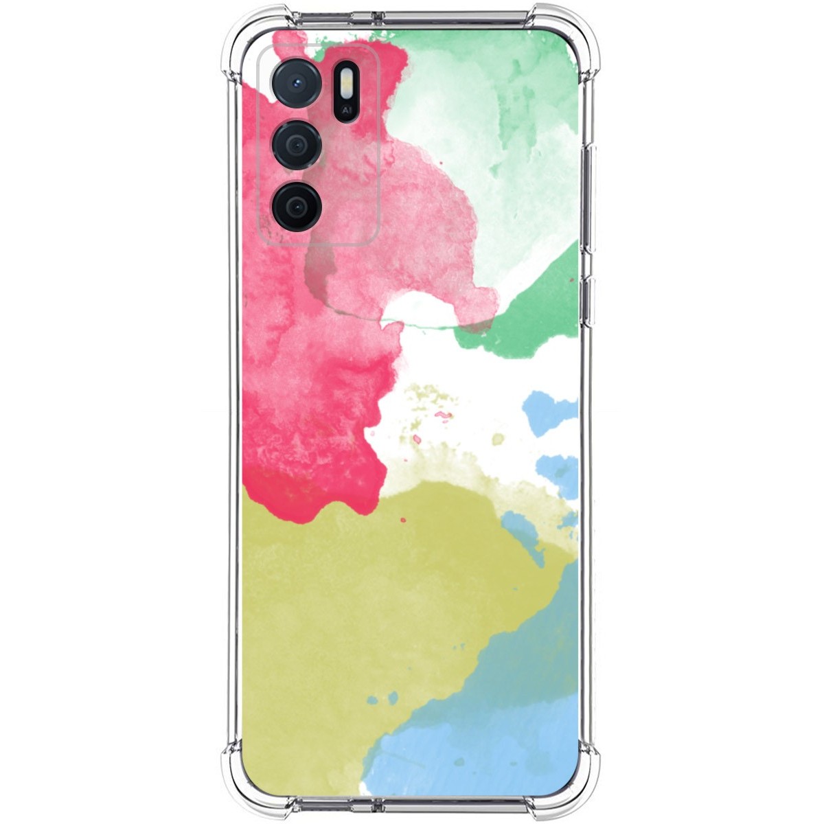Funda Silicona Antigolpes para Oppo A54s diseño Acuarela 02 Dibujos
