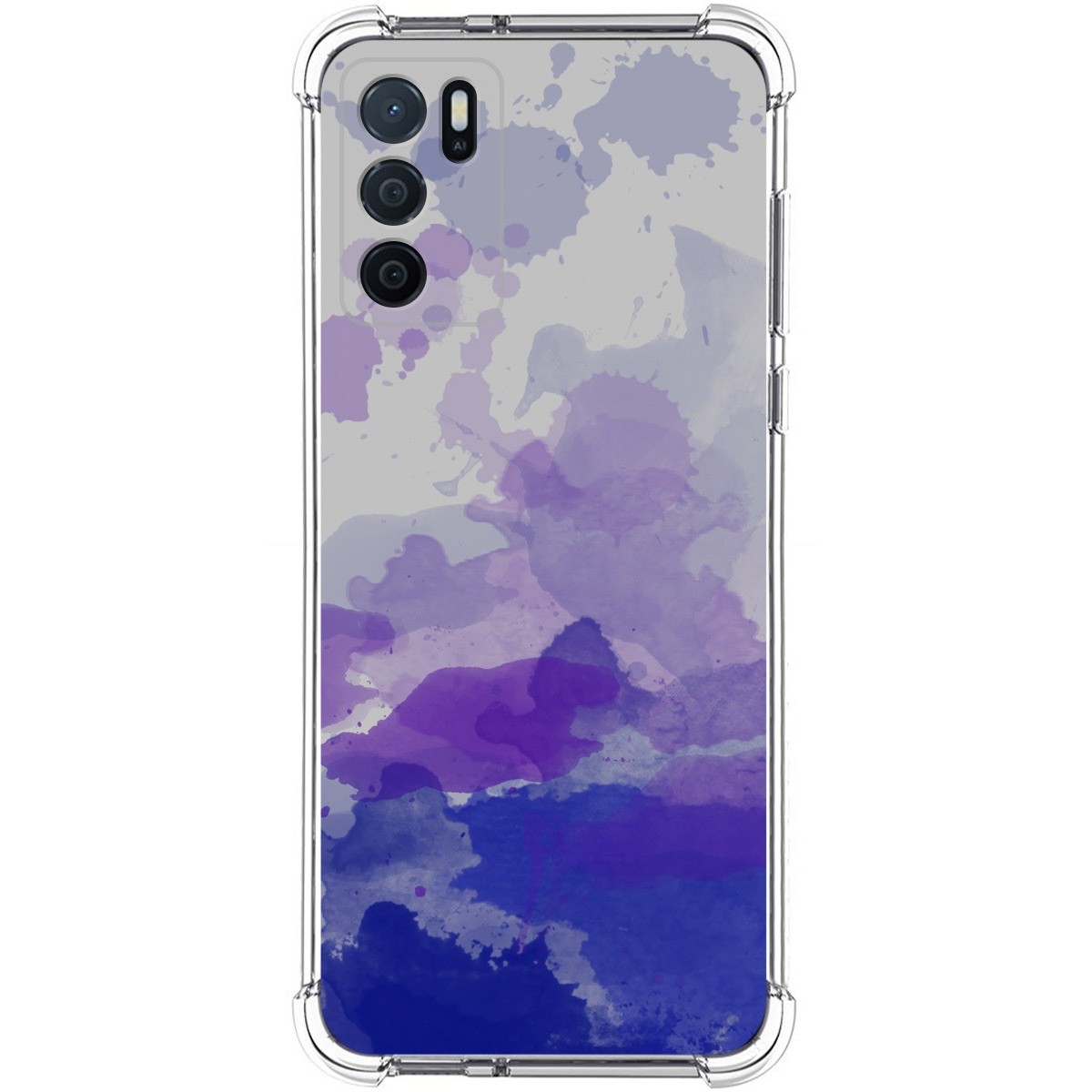 Funda Silicona Antigolpes para Oppo A54s diseño Acuarela 09 Dibujos
