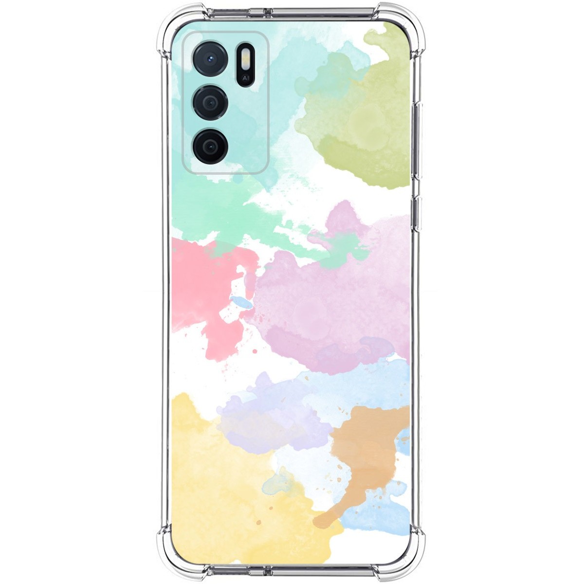 Funda Silicona Antigolpes para Oppo A54s diseño Acuarela 11 Dibujos