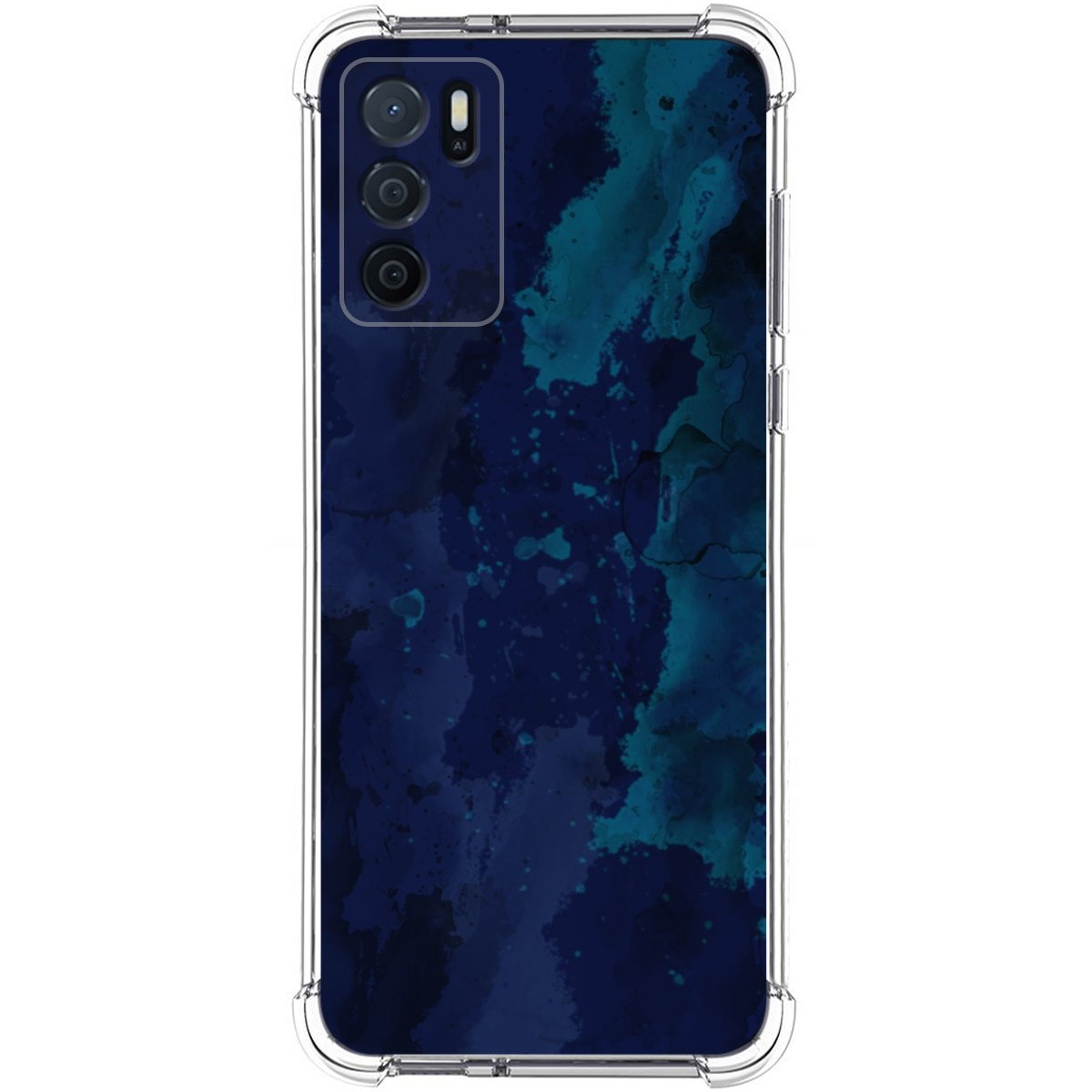 Funda Silicona Antigolpes para Oppo A54s diseño Acuarela 13 Dibujos