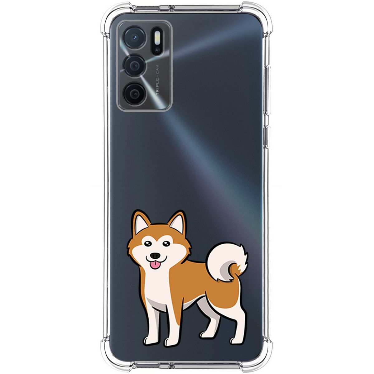 Funda Silicona Antigolpes para Oppo A54s diseño Perros 02 Dibujos
