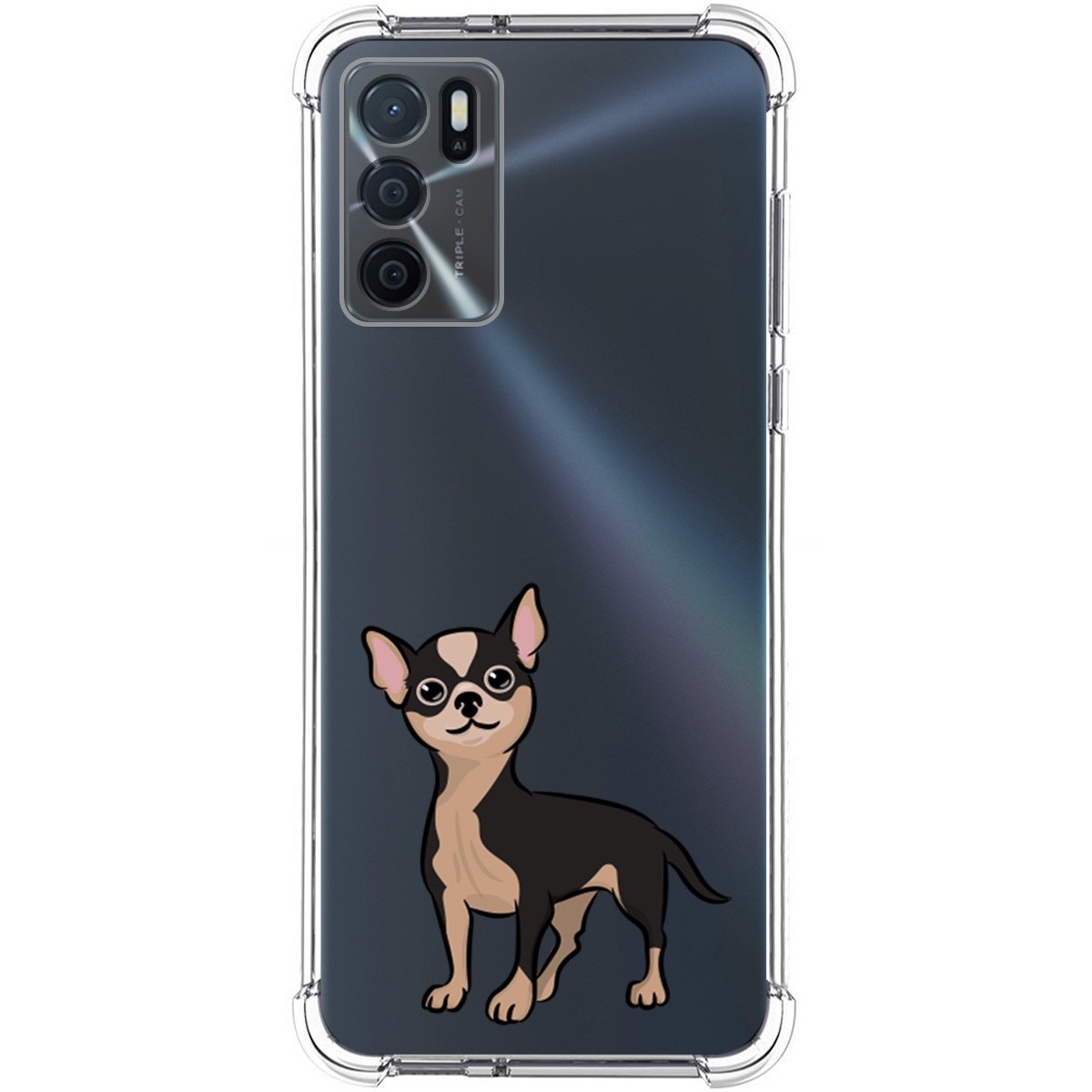 Funda Silicona Antigolpes para Oppo A54s diseño Perros 05 Dibujos