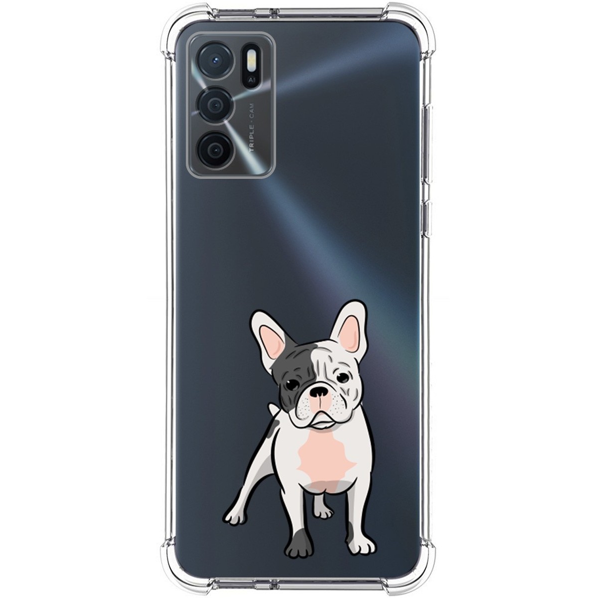 Funda Silicona Antigolpes para Oppo A54s diseño Perros 06 Dibujos