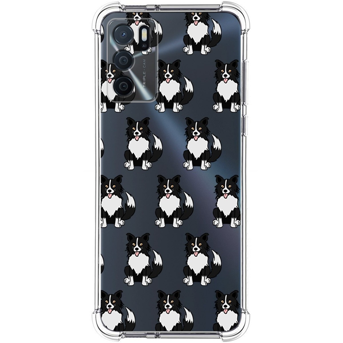 Funda Silicona Antigolpes para Oppo A54s diseño Perros 07 Dibujos