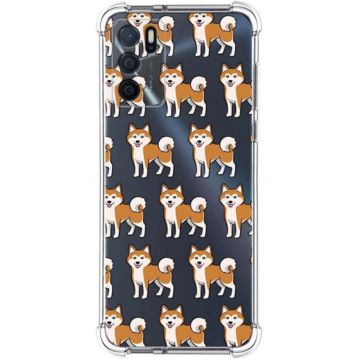 Funda Silicona Antigolpes para Oppo A54s diseño Perros 08 Dibujos