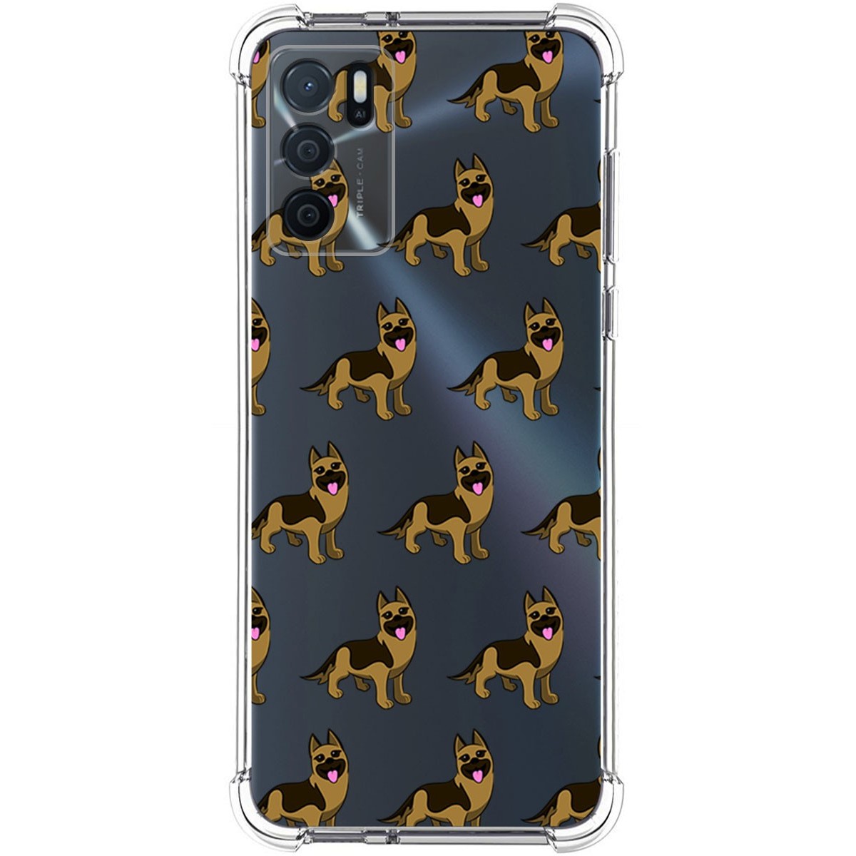 Funda Silicona Antigolpes para Oppo A54s diseño Perros 09 Dibujos