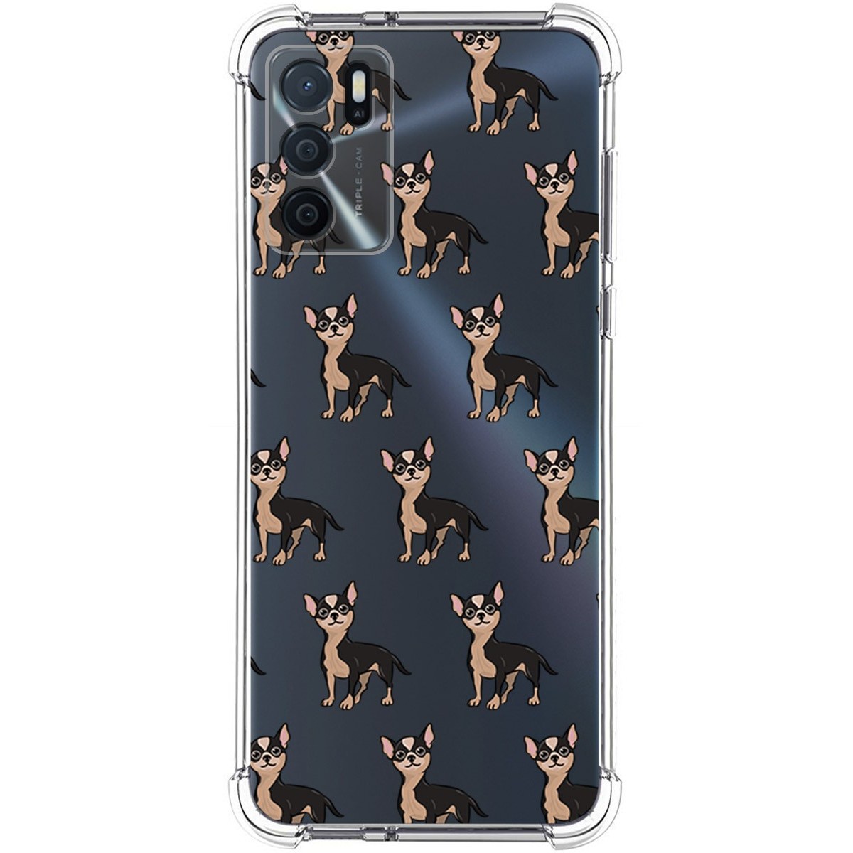 Funda Silicona Antigolpes para Oppo A54s diseño Perros 11 Dibujos