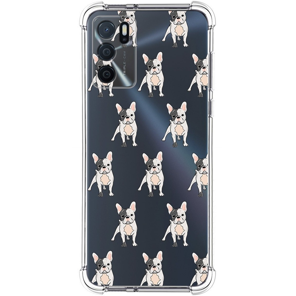 Funda Silicona Antigolpes para Oppo A54s diseño Perros 12 Dibujos