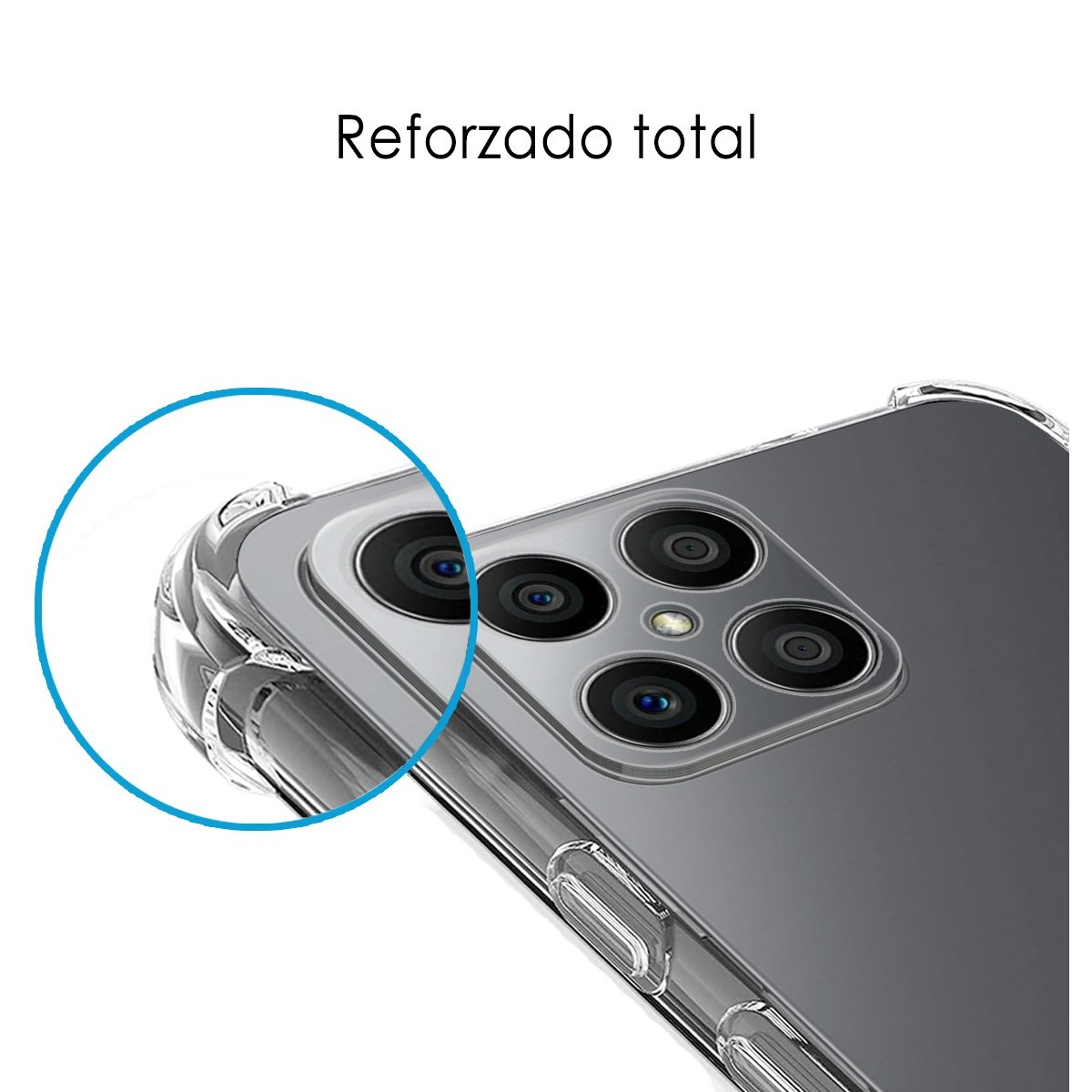 Funda Silicona Antigolpes Transparente para Huawei Honor X8