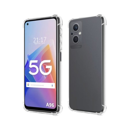 Funda Silicona Antigolpes Transparente para Oppo A96 5G