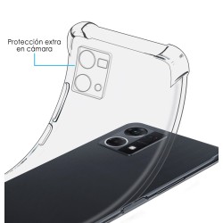 Funda Silicona Antigolpes Transparente para Oppo Reno 7 4G 2