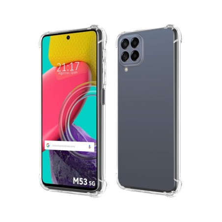 Funda Silicona Antigolpes Transparente para Samsung Galaxy M53 5G