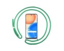 Funda Colgante Transparente para Huawei Honor X8 con Cordon Verde Agua