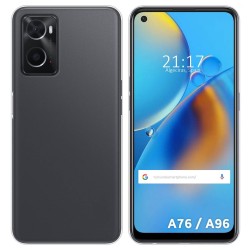 Funda Silicona Gel TPU Transparente para Oppo A76 / A96