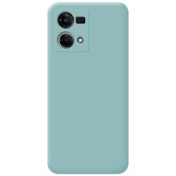 Funda Silicona Líquida Ultra Suave para Oppo Reno 7 4G color Azul 2