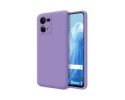 Funda Silicona Líquida Ultra Suave para Oppo Reno 7 4G color Morada