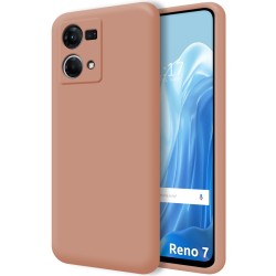 Funda Silicona Líquida Ultra Suave para Oppo Reno 7 4G color Rosa