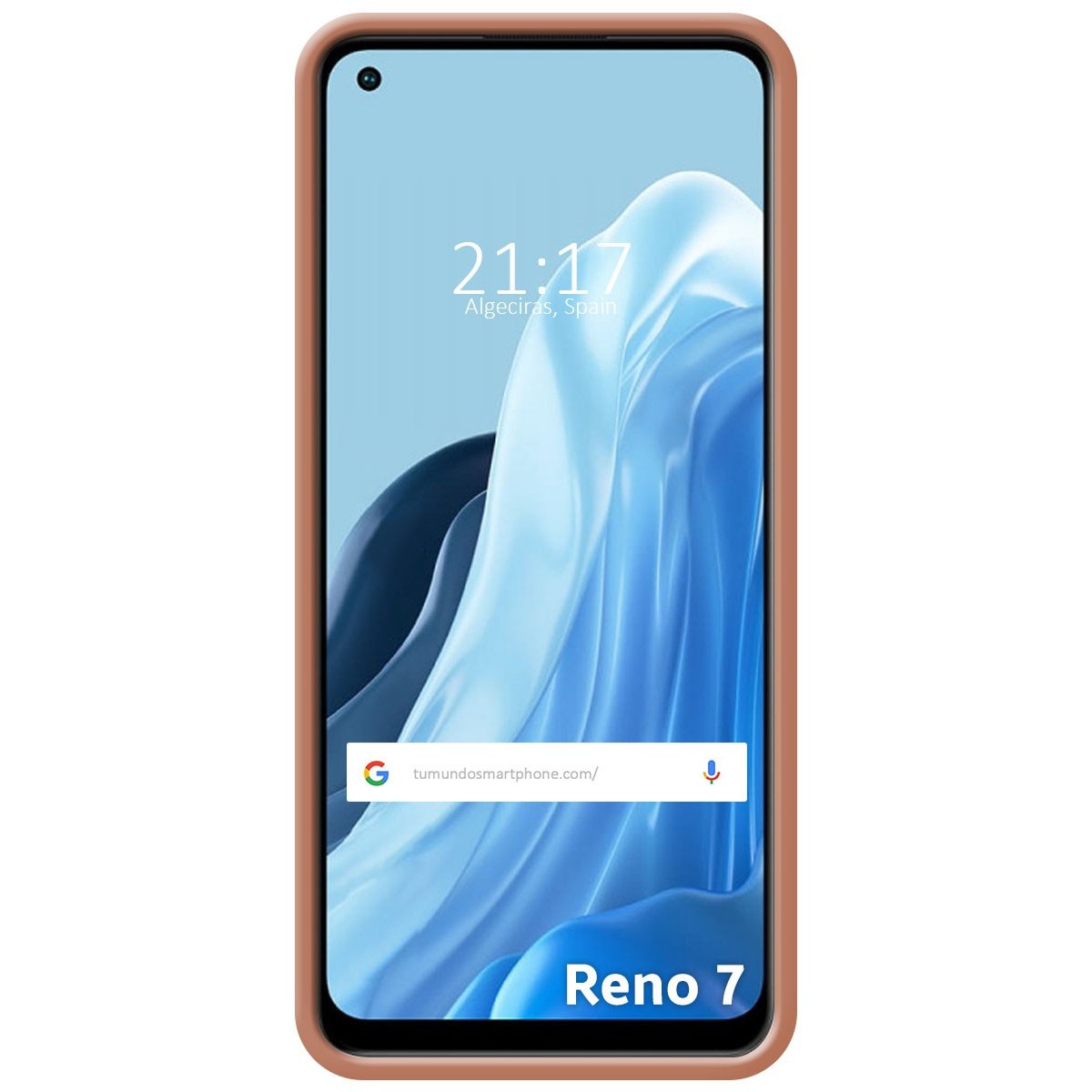 Funda Silicona Líquida Ultra Suave para Oppo Reno 7 4G color Rosa