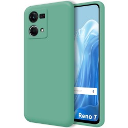 Funda Silicona Líquida Ultra Suave para Oppo Reno 7 4G color Verde