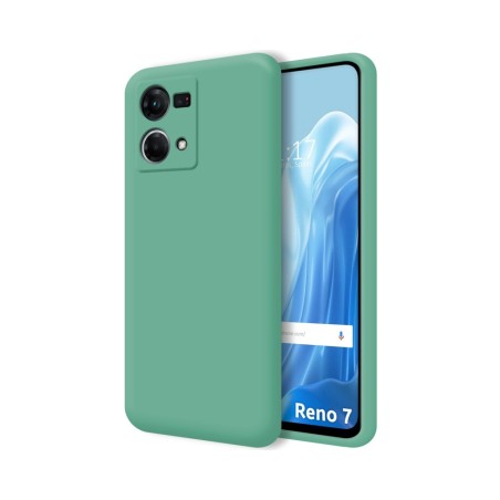 Funda Silicona Líquida Ultra Suave para Oppo Reno 7 4G color Verde